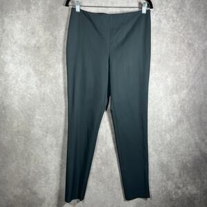 Centre Ville Dress Pants Womens Size 10 Gray Tapered‎ Leg Flat Front Trousers
